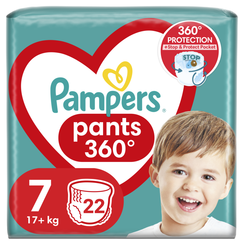 PAMPERS - PANTS No7 (17+kg) - 22τεμ.